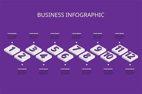 Modelo De Gr Fico De Etapas Da Linha Do Tempo Para Infogr Fico Para