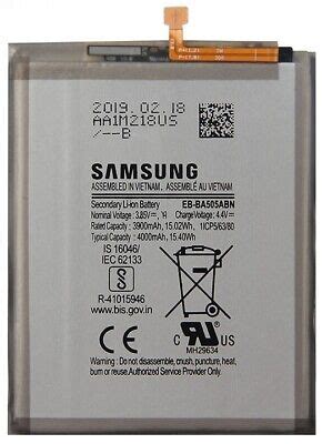 Original Samsung Galaxy A50 A30s Akku EB BA505ABU SM A505F Batterie