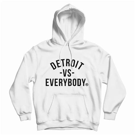 Detroit VS Everybody Hoodie For UNISEX - Digitalprintcustom.com