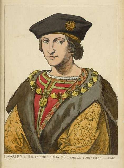 Charles Viii Roi De France Tableau D Andr Rea Solari Au