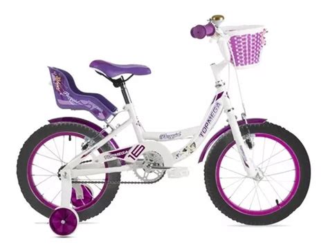 Bicicleta De Passeio Infantil TopMega Flexygirl Aro 16 Freios V Brakes