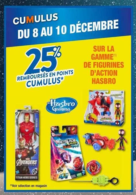 Promo La Gamme De Figurines D Action Hasbro Chez Migros France