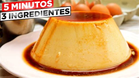 Delicioso flan de huevo al baño maría en olla receta fácil y exquisita