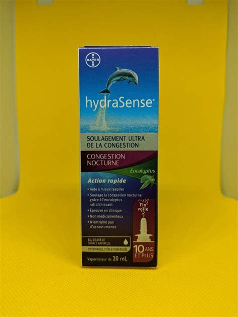 Hydrasense Nighttime Congestion Eucalyptus Hypertonic Fine Mist Nasal