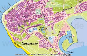 Norderney Ortsplan Mit Geb Uden Vektorkarte Grebemaps Kartographie