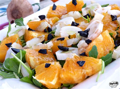 Ensalada De Naranja Con Bacalao Rico No Ricote