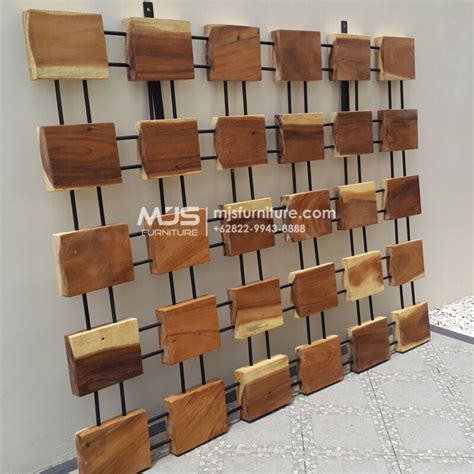 Panel Hiasan Dinding Wall Decor Kayu Trembesi Mjs Jepara