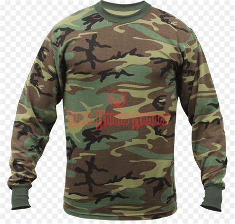 Tshirt Camuflagem Militar Longsleeved Tshirt png transparente grátis