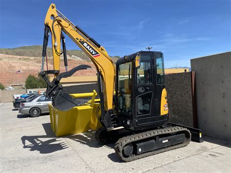 Sany Sy35u Mini Excavator Utah Nevada Idaho Dogface Equipment