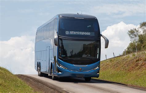 Marcopolo Presenta Nuevo Autobús Paradiso G8 1600 Ld Motor A Diesel