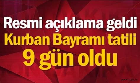 Kurban Bayram Tatili G N Oldu G Ndem Haberleri Sehir Karaman