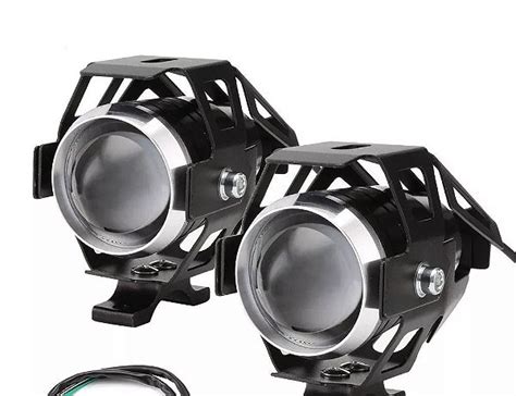 2 Farol Milha Led Auxiliar Neblina Moto Universal Tipo Xênon Sustenta