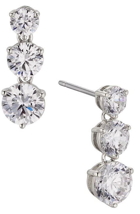 Cubic Zirconia Drop Earrings Nordstrom