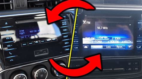 TOYOTA AURIS COROLLA Wymiana RADIA RADIO replacement замена РАДИО