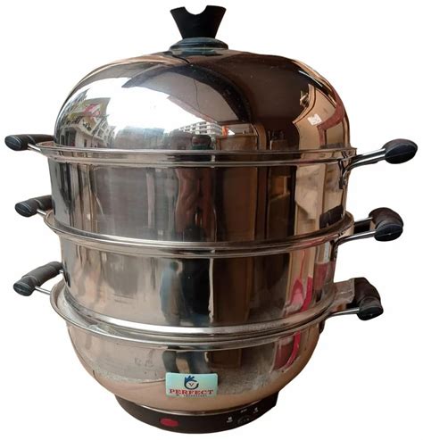 Stainless Steel Electric Momo Corn Steamer For Restaurant Number Of