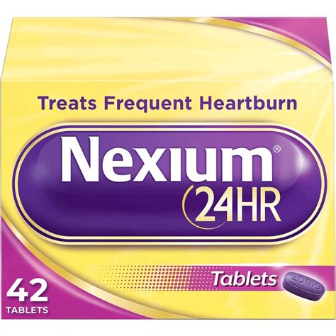 Nexium 24hr Acid Reducer Heartburn Relief Tablets For All Day And All