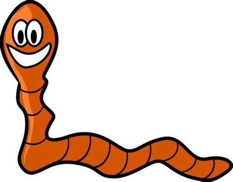 Worm Free Vector In Open Office Drawing Svg Svg Vector