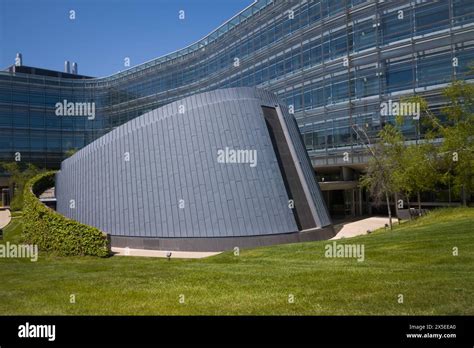 The Kahn Auditorium And The Biomedical Science Research Building At The