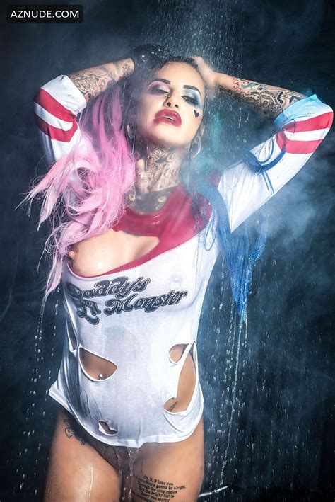 Jemma Lucy Sexy Poses AsÂ Harley Quinn For Front Magazine March 2017 Aznude