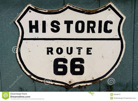 Historic route 66 stock photo. Image of wall, roadside - 26508070