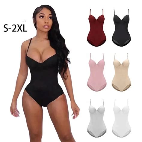 Bodysuit De Emagrecimento Sem Costura Para Mulheres Levantador De