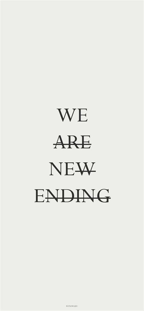 The Words We Are New Ending In Black And White