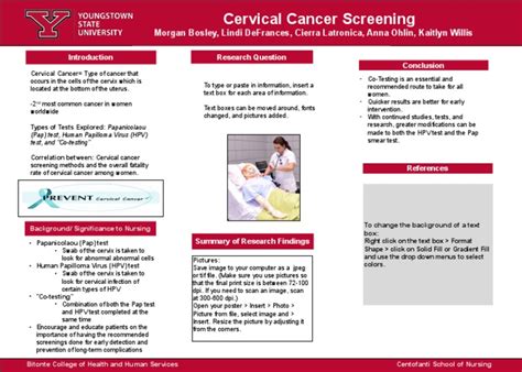 Nursing Research Poster-2 | PDF | Cervical Cancer | Causes Of Death