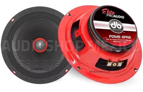 Db Drive Par De Medios Rangos 6 5 225 Whatts 125 Rms 8 Ohms Meses Sin