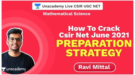 How To Crack Csir Net June 2021 Preparation Strategy Mathematical