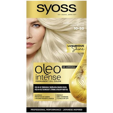 Syoss Oleo Intense Boja Za Kosu Ashy Blond