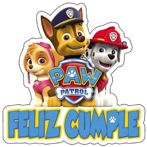 Cumpleaños Paw Patrol Archivos El Taller De Hector