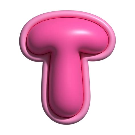 Letter T Pink Alphabet Glossy 39247545 Png