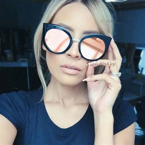 Buy Classic Vintage Cat Eye Rose Gold Mirror Women