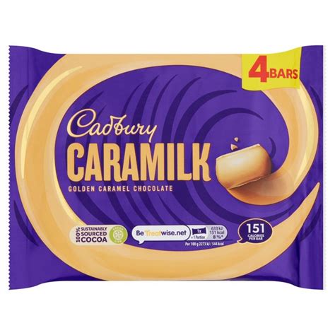 Cadbury Caramilk Golden Caramel Chocolate Bar Ocado