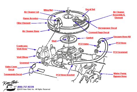 Corvette Air Cleaner Assembly Open Type Off