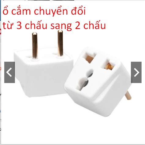 Ổ Cắm Chuyển đổi Từ 3 Chấu Sang 2 Chấu Shopee Việt Nam