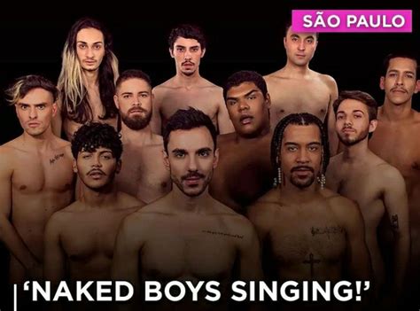 Naked Boys Singing retorna aos ensaios e estreia em outubro Cartão