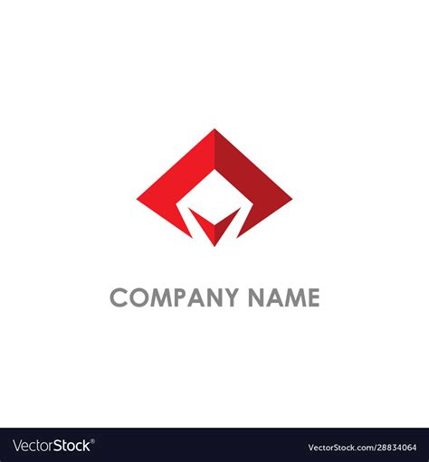 Abstract Triangle Company Logo Royalty Free Vector Image