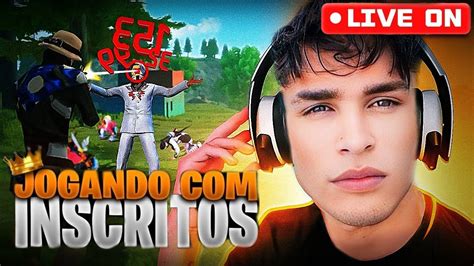 Free Fire Ao Vivo Rumo Ao Elite Meus Inscritos No Free Fire