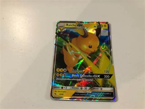 CARTE POKÉMON RAICHU gx 20 68 destinées occultes EUR 10 00 PicClick FR