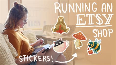 Starting And Running An Etsy Sticker Shop How I Started My Etsy