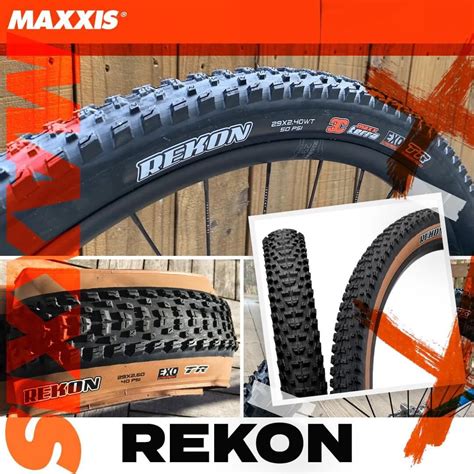 MAXXIS neumático de bicicleta de montaña sin cámara REKON M349RU REKON