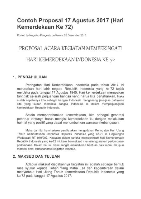 Contoh Proposal 17 Agustus 2017 2docx