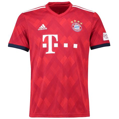 Official Bayern Munich Football Home Jersey Shirt 2018 19 Adidas Tee