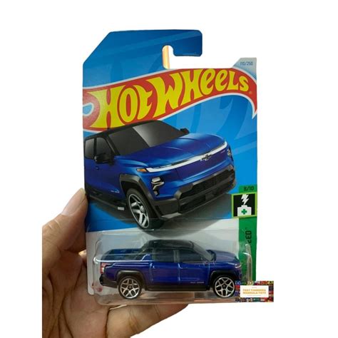 Jual Hotwheels Silverado Ev Rst Biru Tua Lot E 2024 Shopee Indonesia