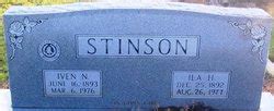 Iven Nathaniel Stinson 1893 1976 Mémorial Find a Grave