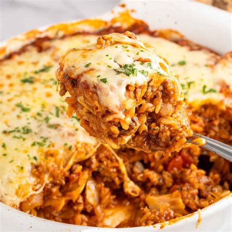 Easy Stuffed Cabbage Casserole