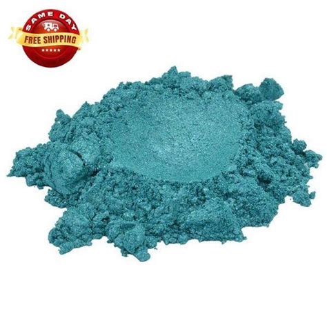 2 Oz CORAL REEF BLUE Turquoise Luxury Mica Colorant Pigment Powder