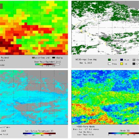 Pdf Use Of Satellite Derived Data For Characterization Of Snow Cover