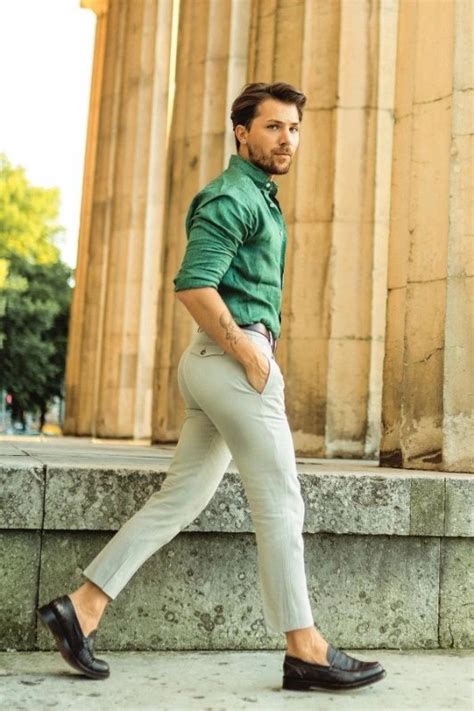 15 Best Green Shirt Matching Pants Ideas Green Shirt Outfit Men